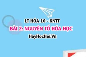 Nguyên tử khối là gì? Công thức tính nguyên tử khối trung bình? Kí hiệu nguyên tử, nguyên tố hóa học? Hóa 10 bài 2 KNTT